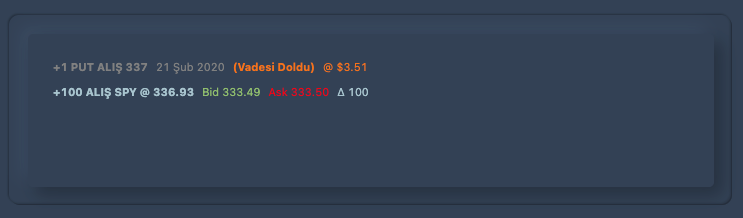 Illustration 3.4 Vadesi Dolmuş Pozisyonlar